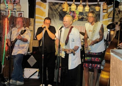 Danny Ott with Bill Barrett, Phil Alvin and Dick Deluxe